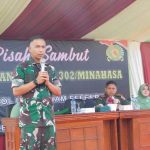 Pisah Sambut Dandim 1302/Minahasa, dari Letkol Ircham Effendy ke Letkol Mutakbir