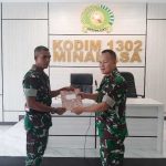 Kasdim 1302/Minahasa Lepas Anggota Pindah Satuan