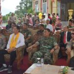 Dandim 1302/Minahasa Dampingi Danrem 131/Stg Hadiri Acara Doa Bersama Lintas Agama