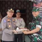 Dandim 1302/Minahasa Bersama Wadan Rindam XIII/Merdeka, Kunjungi Polres Tomohon