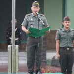 Upacara Bendera di Makodim 1302/Minahasa Berjalan Dengan Tertib dan Lancar