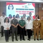 Hadiri Pembukaan Musyawarah Kerja PMI Sulawesi Utara, Dandim 1302/Minahasa