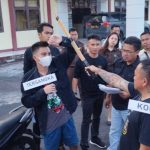 Polres Tomohon Bersama Kejari, Gelar Rekonstruksi Kasus Duel Hingga Tewas di Pangolombian