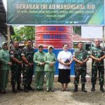 Dandim 1302/Minahasa Dampingi Danrem 131/Stg Hadiri Peresmian Titik Air Dalam Program TNI AD Manunggal Air Tahun 2024